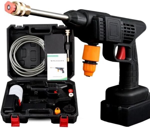 High Pressure Water Gun 48V 25000mAh Portable Electric Car Washer 60Bar High Power Washer Machine with Rechargeable Battery Pressure Washer for Car Fence Floor Cleaning Watering - Image 4