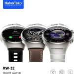 Haino Teko Germany Smart Watch 4 pro RW-32 with AMOLED Curved Glass with 3 pairs Strap