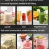 Professional Blender, Smoothie Blender, Fruit Juicer, 1500W High Power Home and Commercial Blender, Blender for kitchen 2500ml for Crushing Ice, Frozen Dessert, Fruit - Image 5